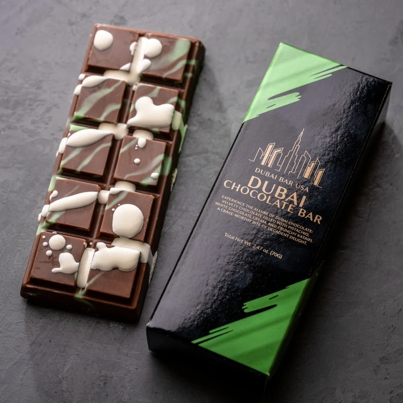 Dubai Bars USA Pistachio chocolate bar